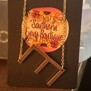 Gold Initial Necklace